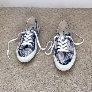 SUPERGA Snake Print Sneakers